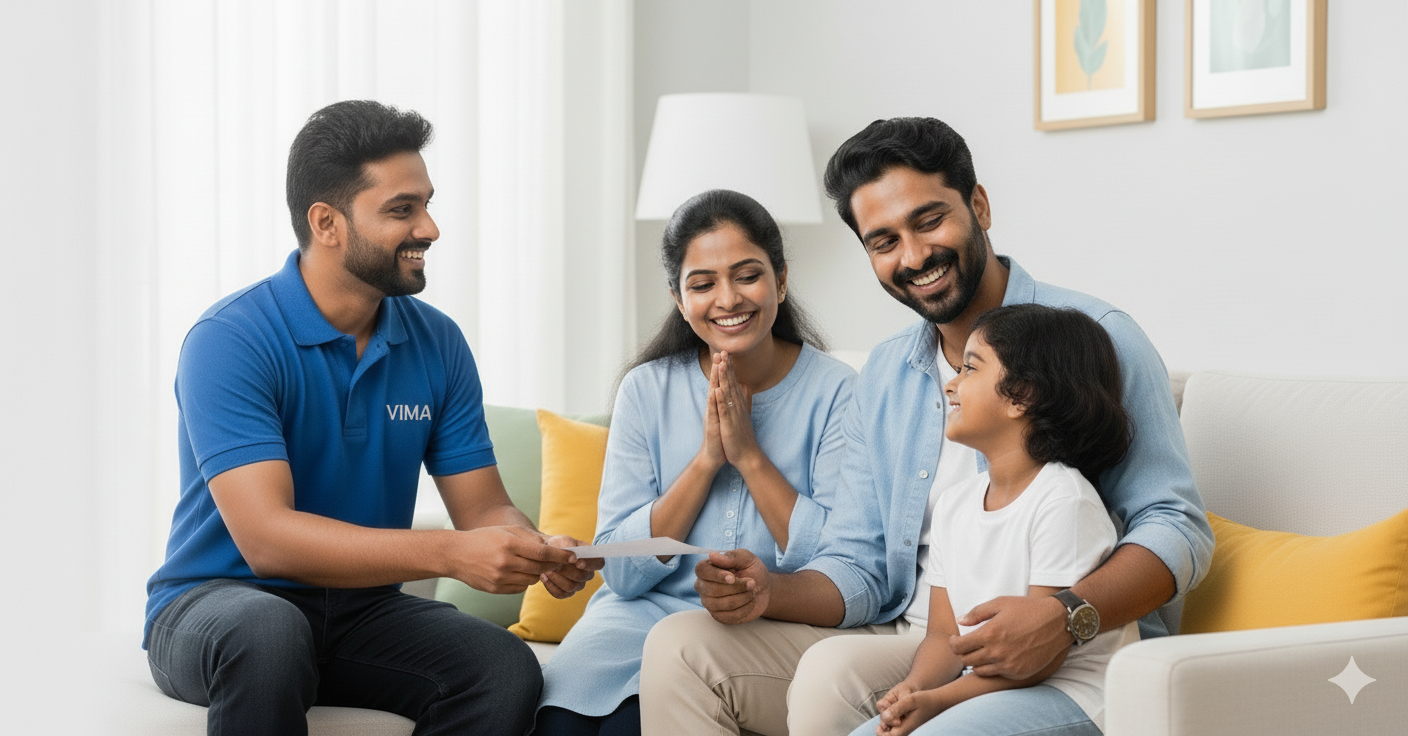 Happy family protected by comprehensive health insurance coverage